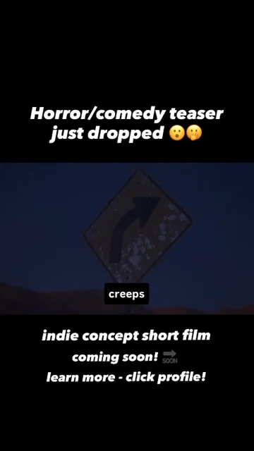 Walkers campaign post: a phone showing a horror short film